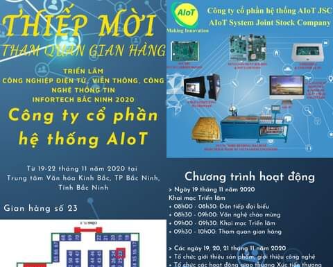 TRIỂN LÃM CÔNG NGHIỆP ĐIỆN TỬ, VIỄN THÔNG CNTT – INFORTECH BẮC NINH 2020